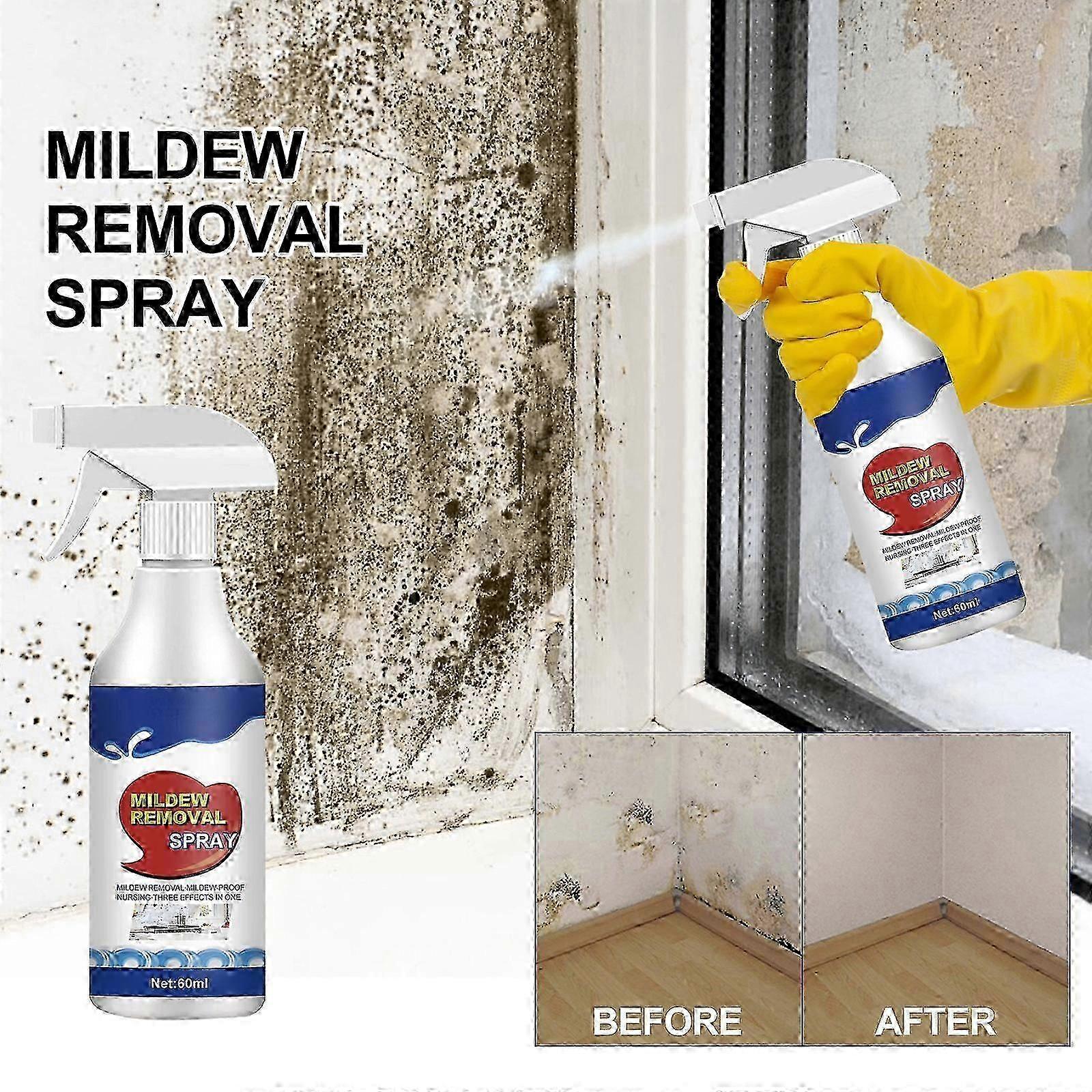 رذاذ مزيل العفن الفطري القوي للحمام ، بلاط المطبخ ، الجدران ، الأرضيات ، الأحواض ، وإزالة قالب حوض الاستحمام