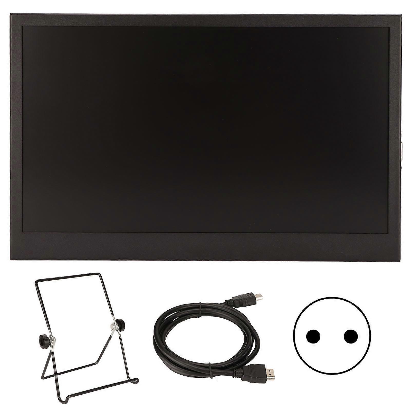 Portable 11.6in Monitor 1366x768 IPS Screen with VGA HDMI EU Plug for Mobile Use