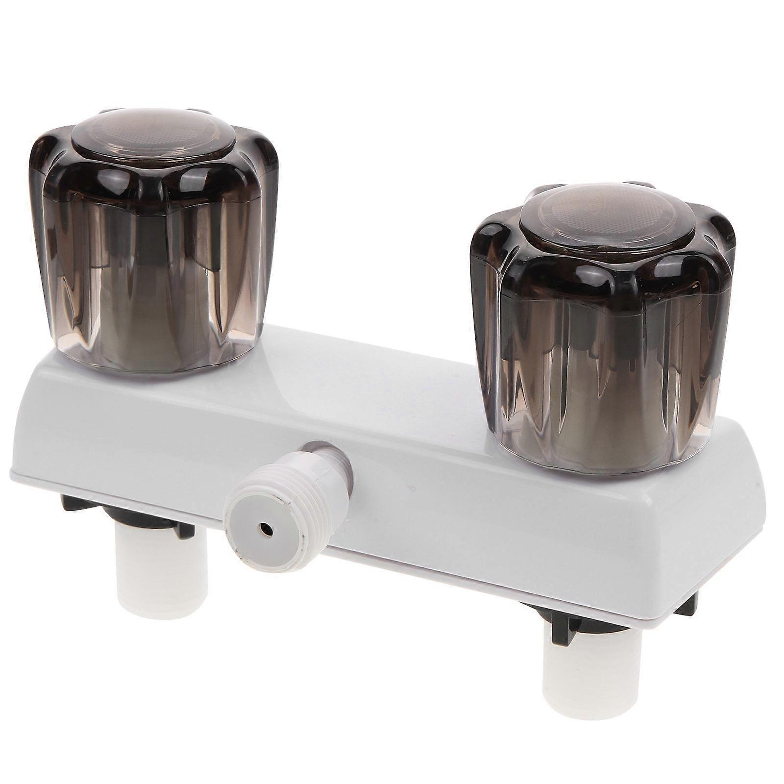 Multi-Functional 3Pcs Laundry Tub Faucet Valve Replacement For RV Use Featuring Easy Installation And Temperature Adjustment