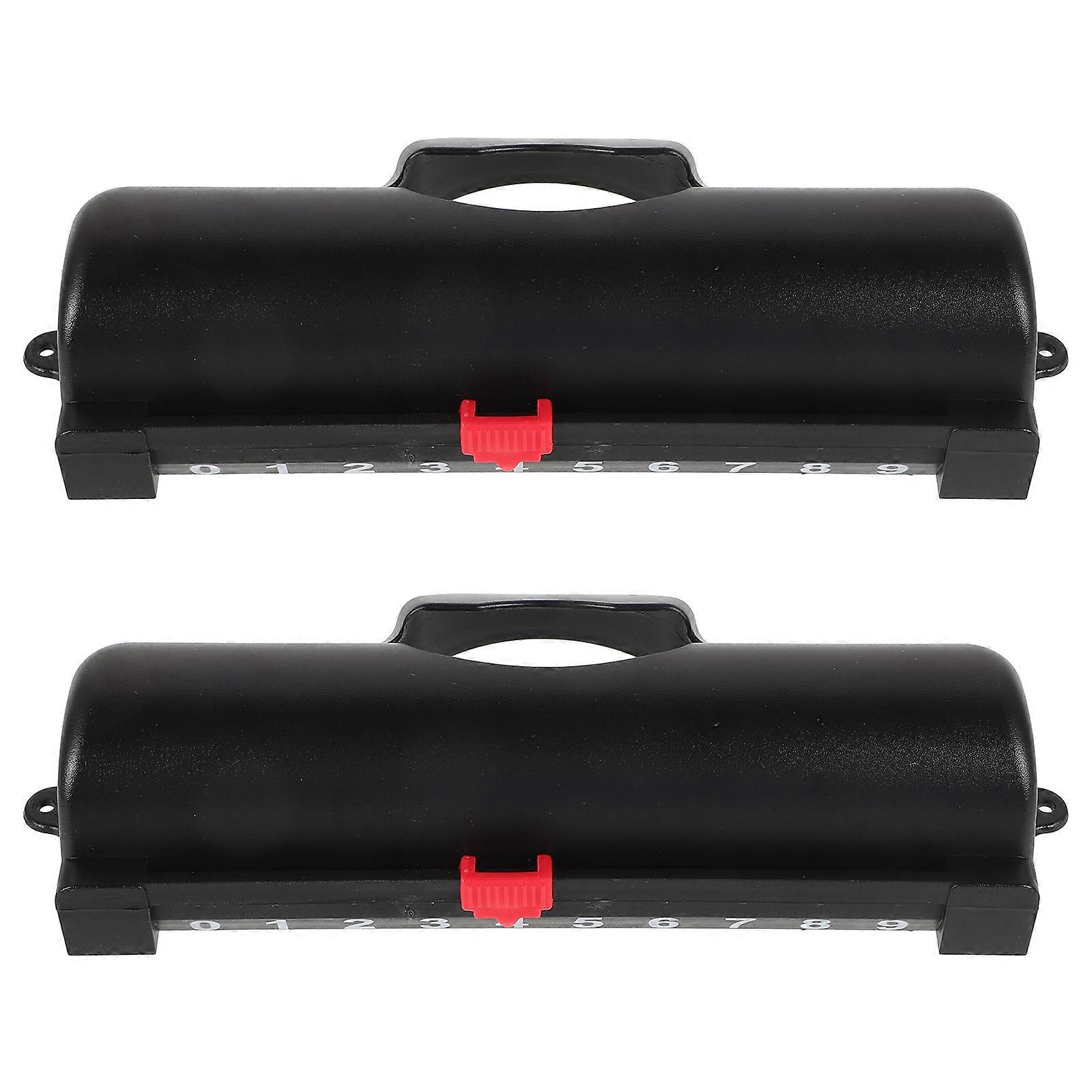 Hockey Score Counter Accessories for Replacement 2Pcs Black Plastic Set