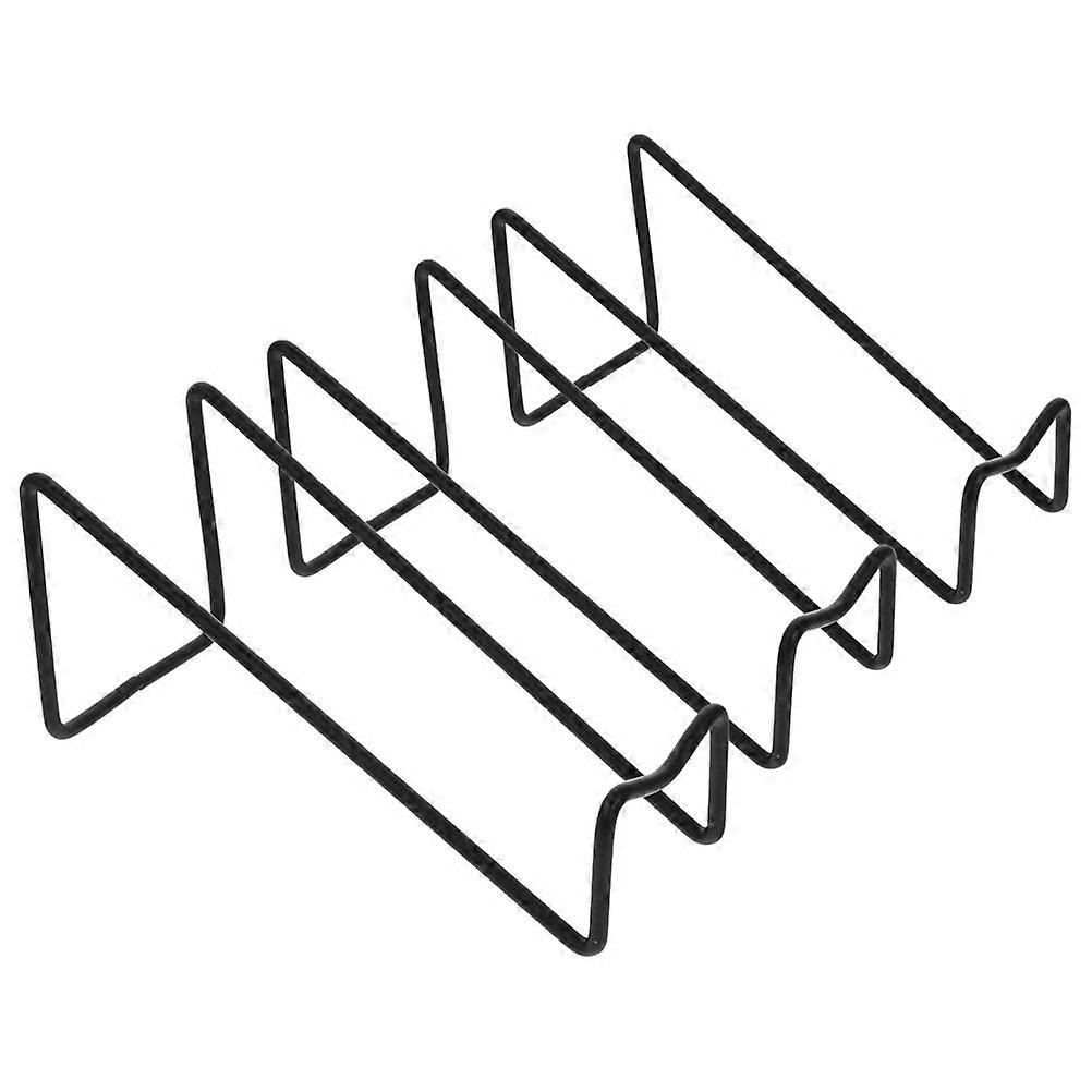Black Holder for Storage 3Pcs Iron Tabletop Display