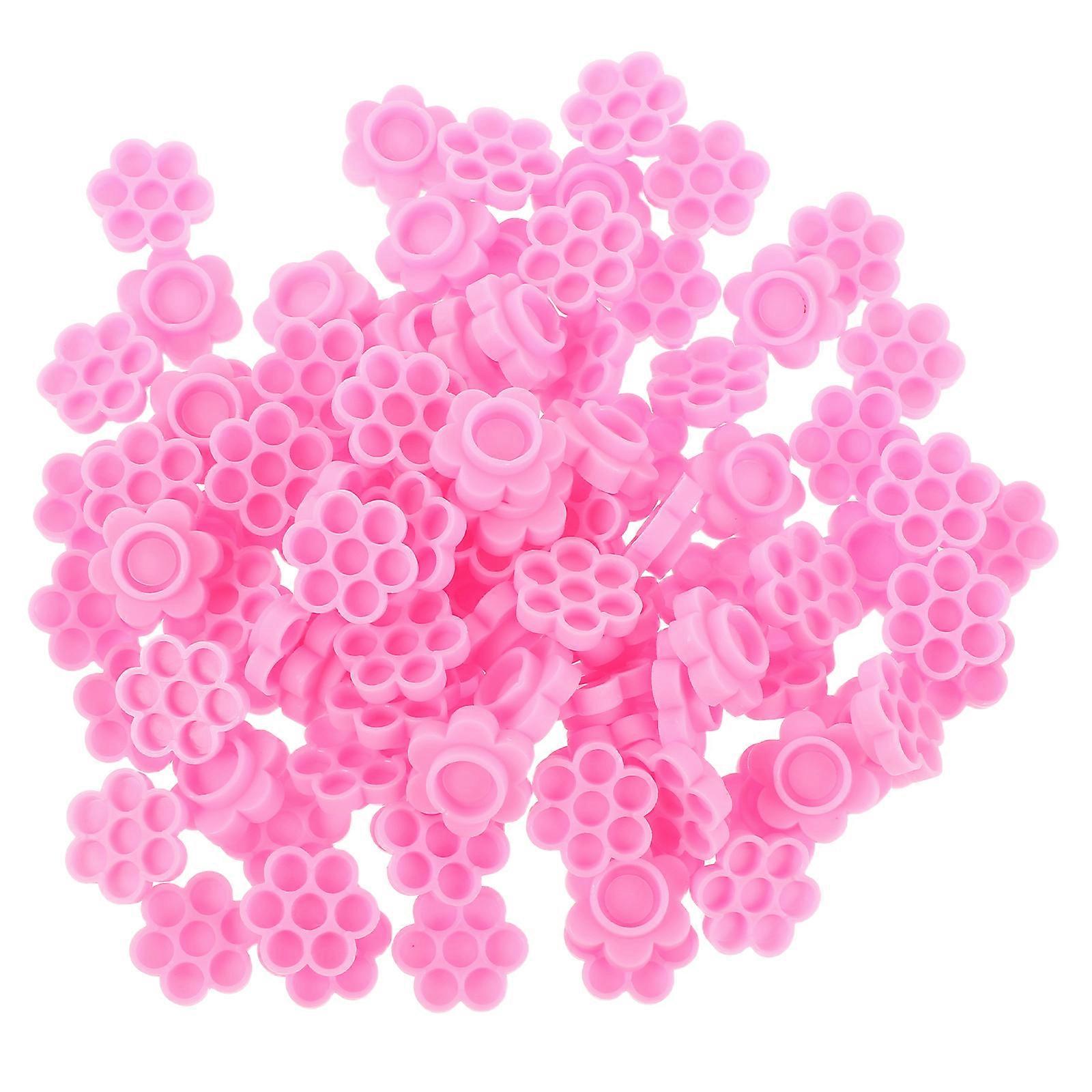 Flower Lash Glue Cup for Eyelash Extensions with Efficient Glue Holder 500Pcs