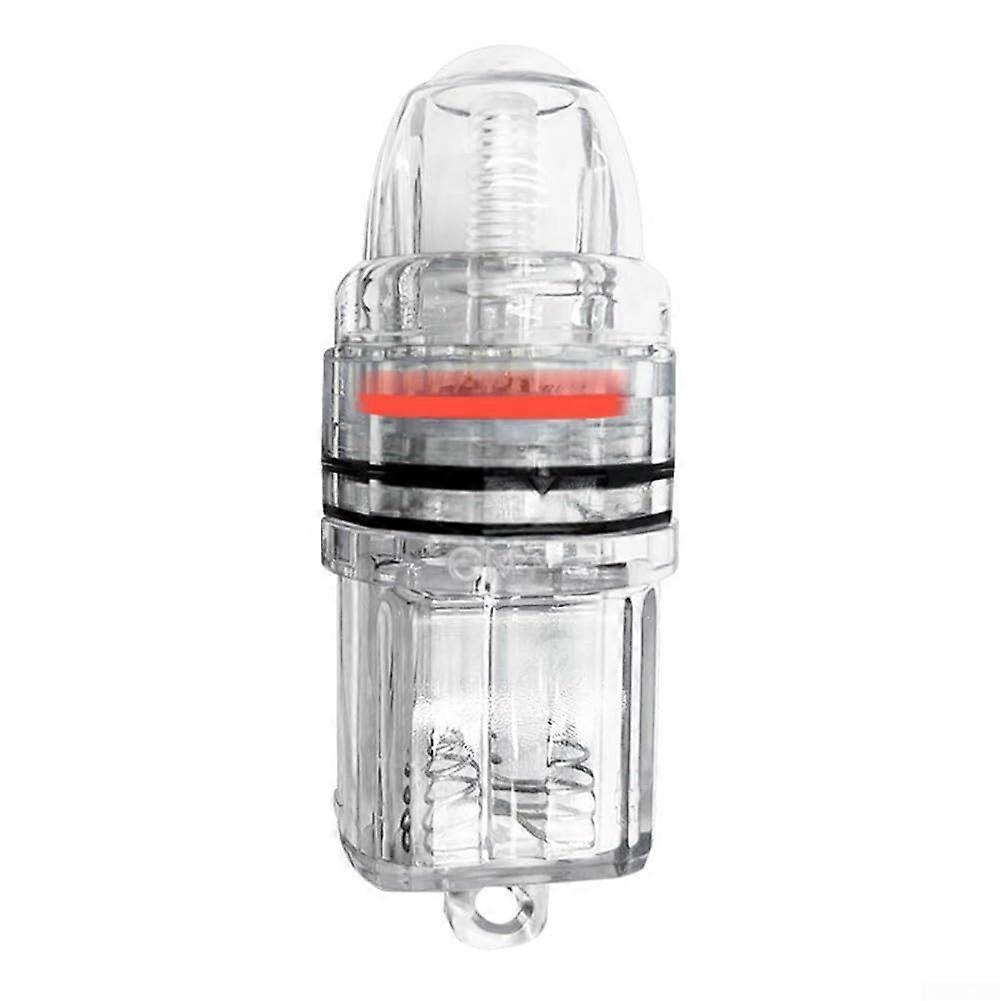 Replaceable Battery Underwater Fishing Light Red LED Nighttime Angling