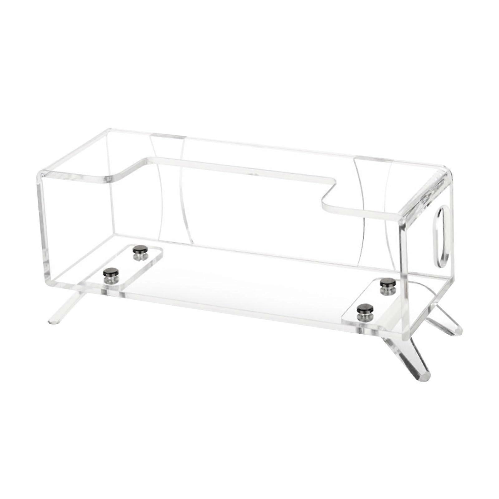 Desktop Cradle Stand for Speakers, Transparent Elegant Design, Superior Organization Base, Fits Most Speaker Models