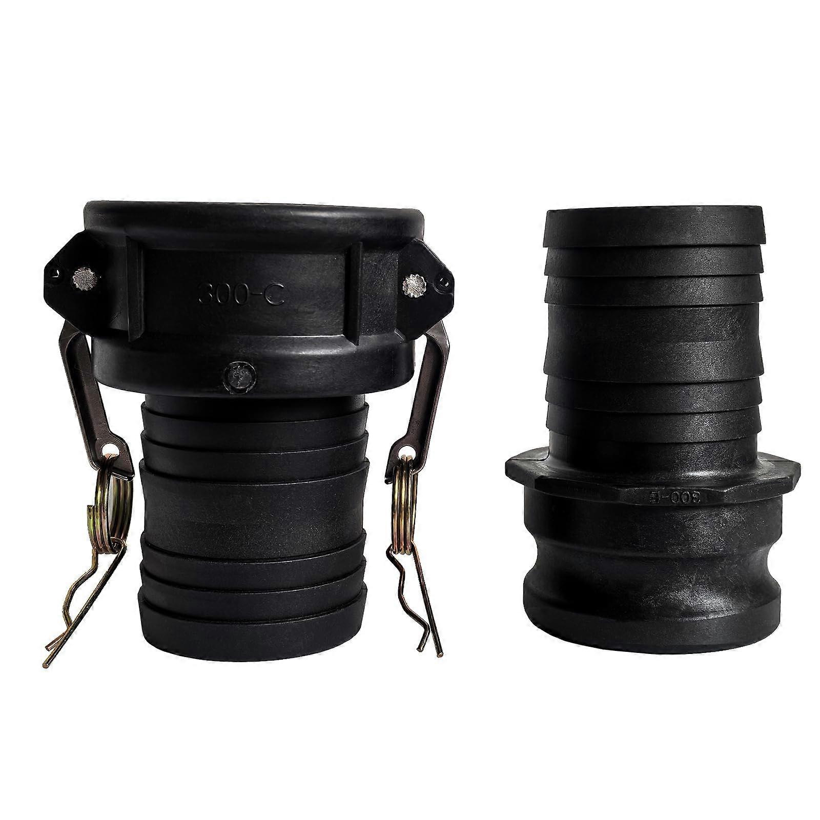 3 Inch Polypropylene Camlock Fittings Type C and E Cam and Groove Hose Kit for Quick Connection
