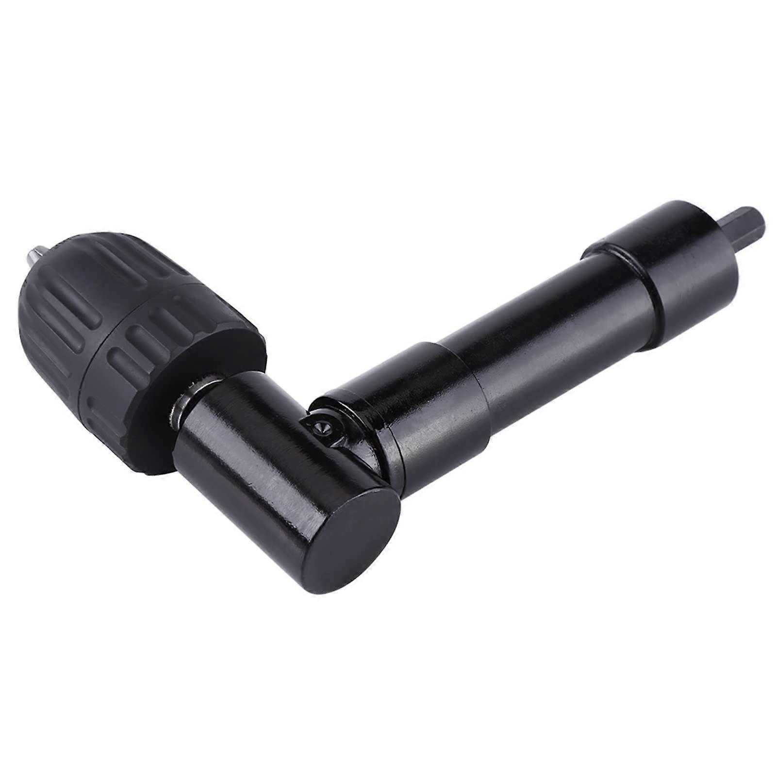 8mm Shaft Right Angle Drill Attachment for Tight Spaces, Compact Lightweight Design for Home Improvement