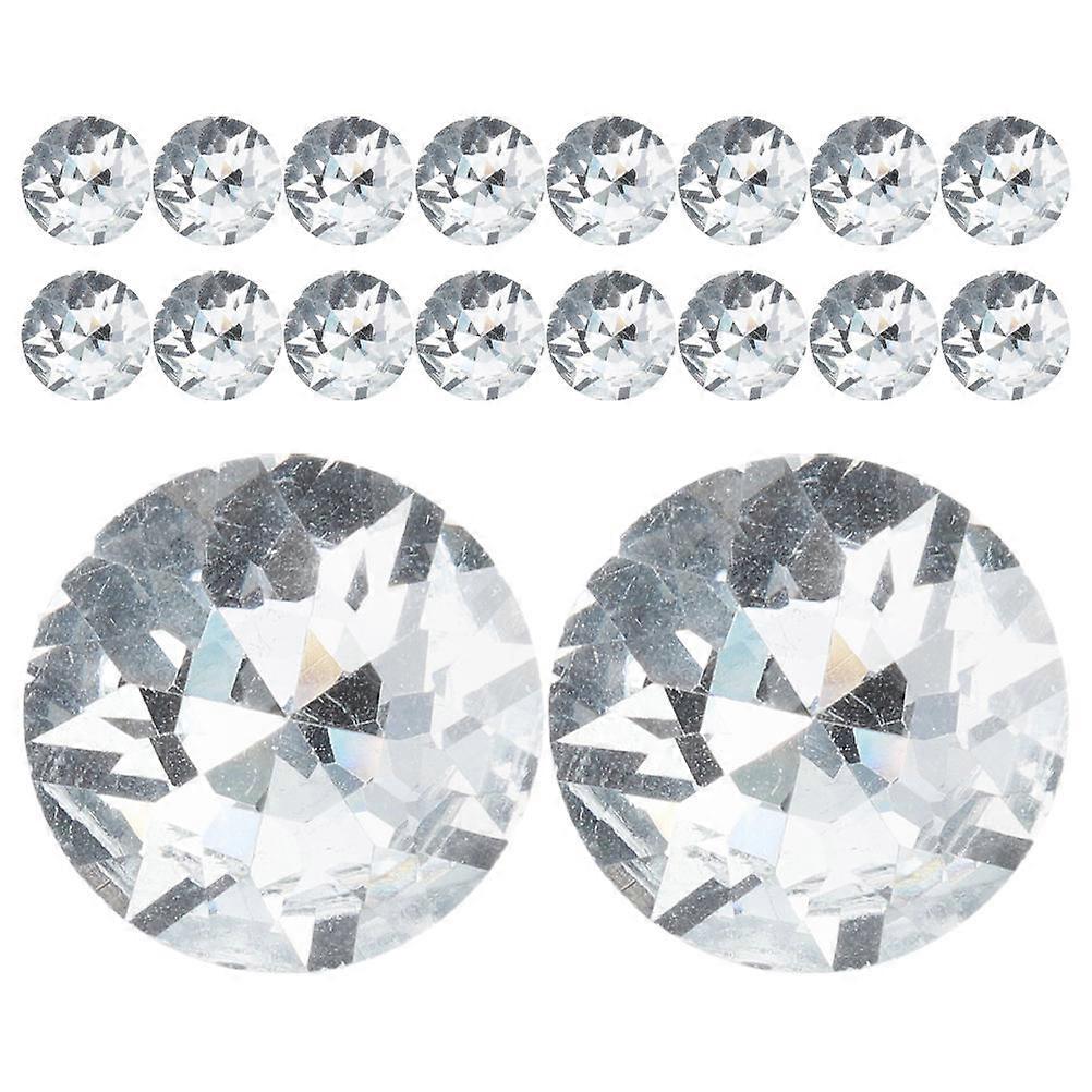 Acrylic Rhinestone Buttons for Sofa Decoration with 30Pcs Set