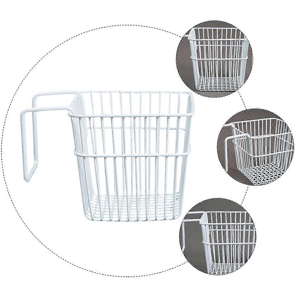 Practical Bathroom Hanging Storage Rack for Home with 2Pcs Basket