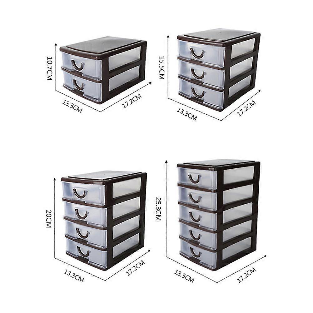 Sundries Container Plastic Drawer Storage Box for Holding Items 1Pcs