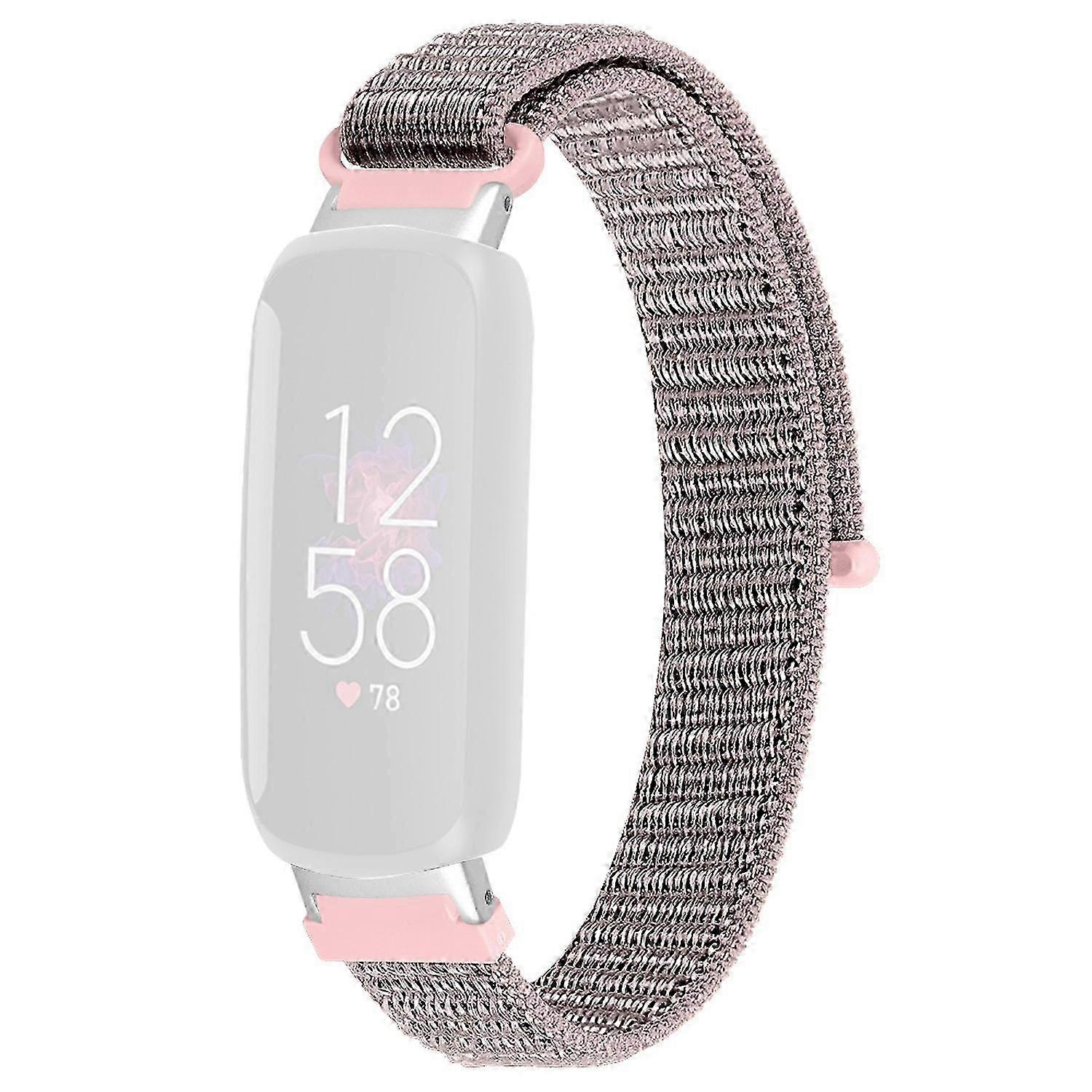 25-26 Type B For Fitbit Inspire 3 Soft Nylon Sport Loop Bands Braided Replacement Watch Strap