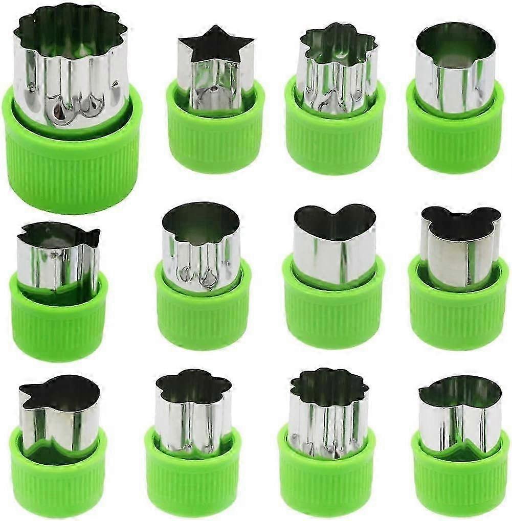 2026 Vegetable Cutter Shapes Set, Mini Pie & Fruit Stamps Mold for Baking