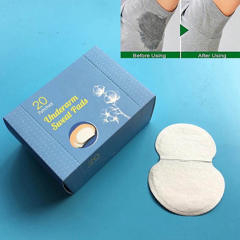 40pcs Unreusable Women Unwashable Underarm Armpit Anti Sweat Pads Perfume Absorb