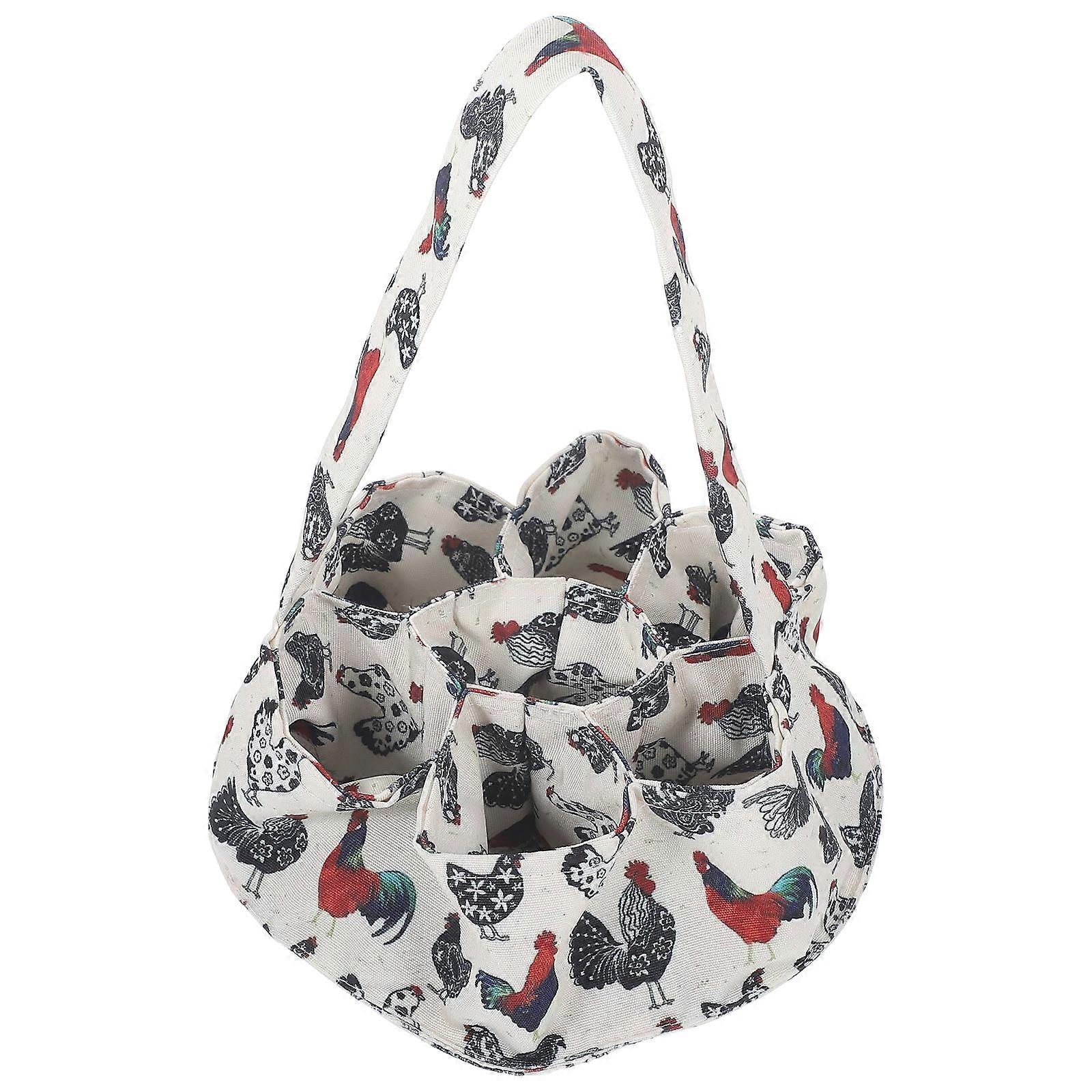 Egg Gathering Bag for Chicken Eggs Storage with Multi Color Cloth