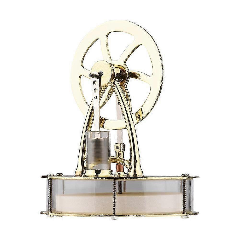 Low Temperature Stirling Engine Assembled Electricity Generator Heat Experiment Physical Generator Model