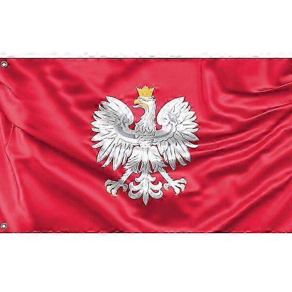 Poland National Emblem Flag Pattern 212