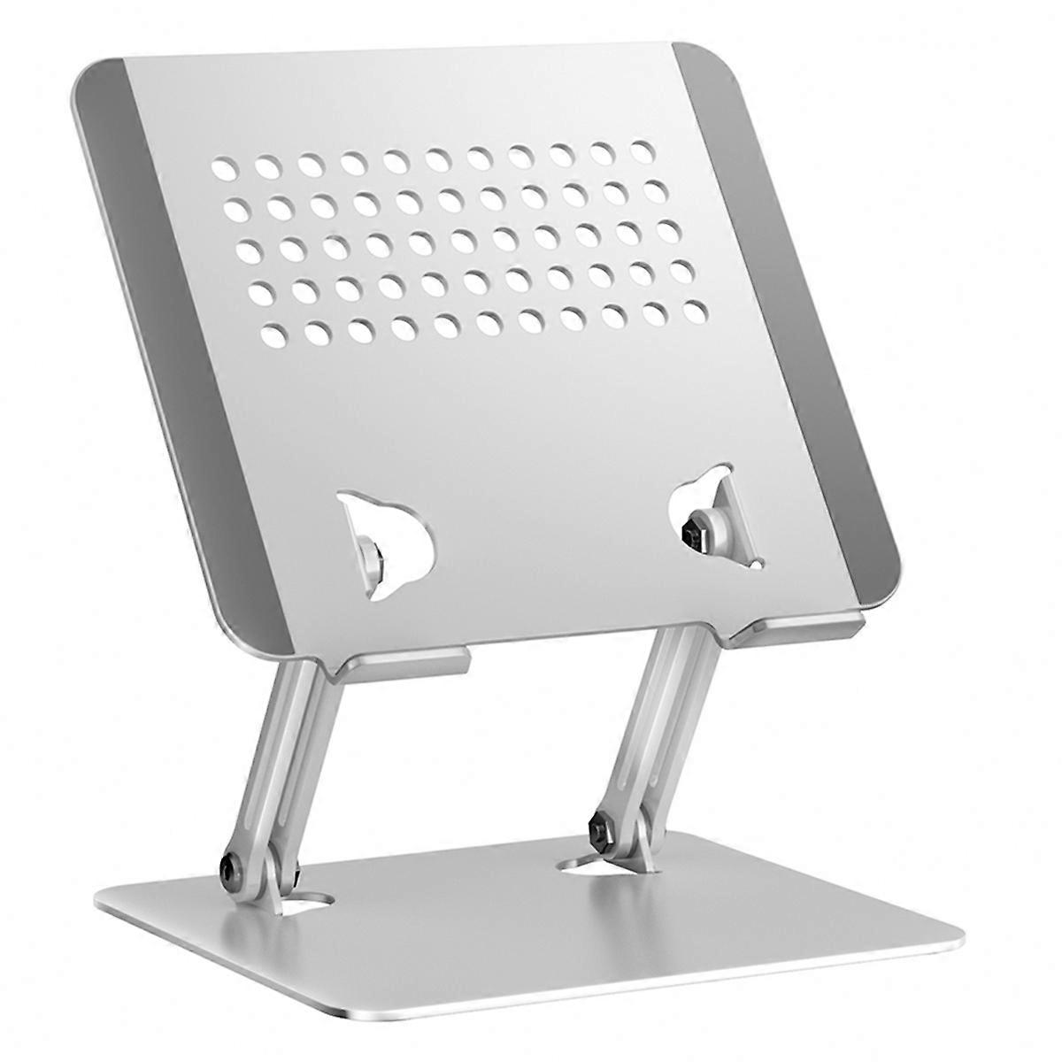 0031 Adjustable Height Angle Laptop Stand Desktop Cooling Metal Support for Notebook/Tablet, Basic M
