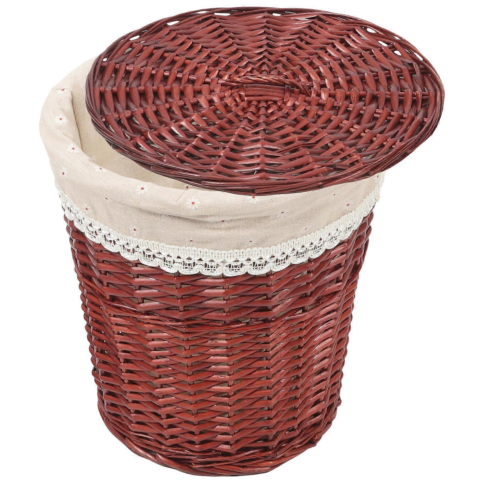 Woven Laundry Basket Multi-Functional Storage Household Users .00X30.00X30.00CM 1Set