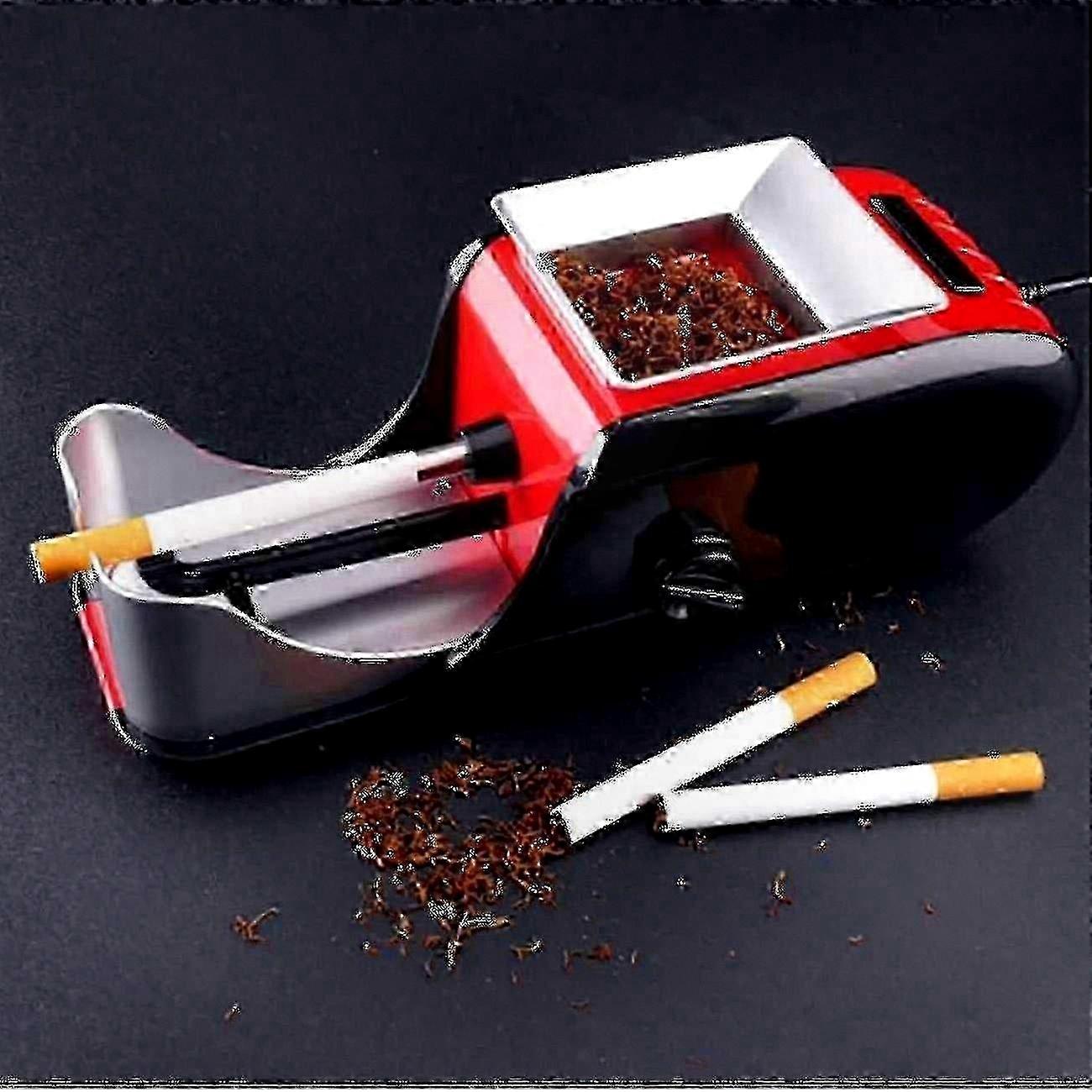 Automatic Cigarette Tamping Device with Charging Port, Portable Smoking Tool for Effortless Cigarette Loading and Compacting