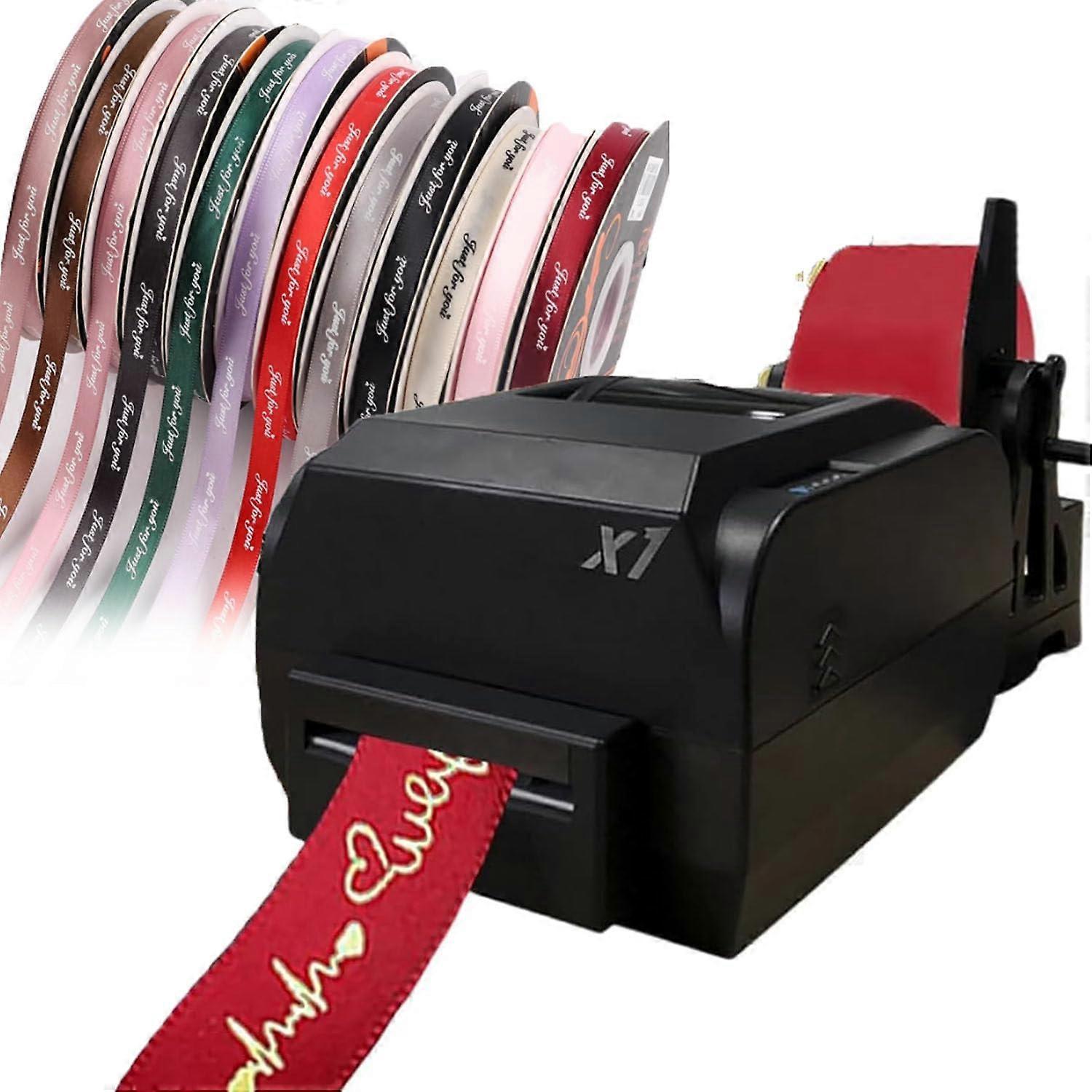 Satin Ribbon Printer with Custom Printing, Speed Output, MultiLanguage Support, 12108mm