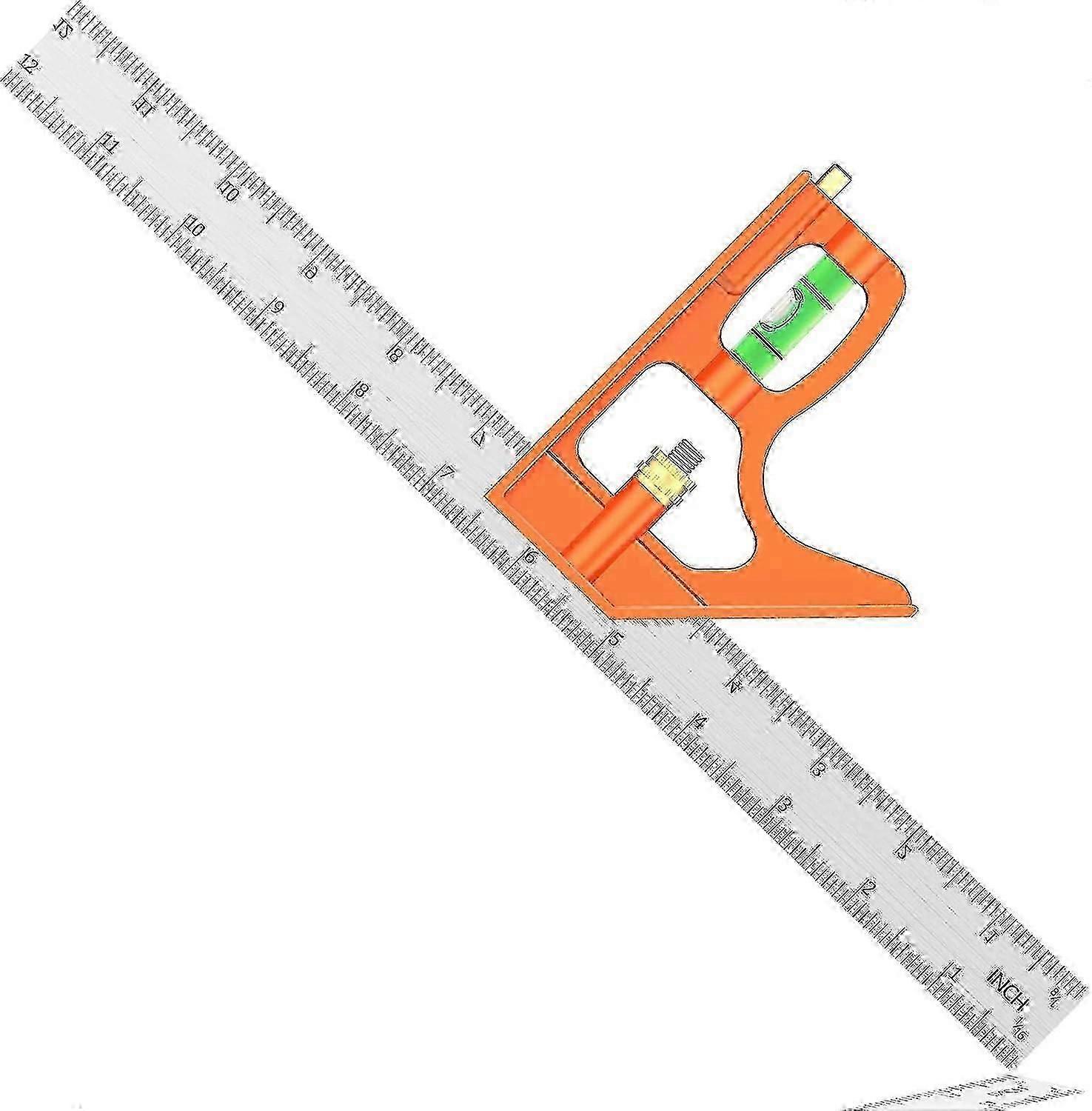 300mm 45/90 Degree Adjustable Carpentry Square for Engineer/Carpenter/Woodwork VGR