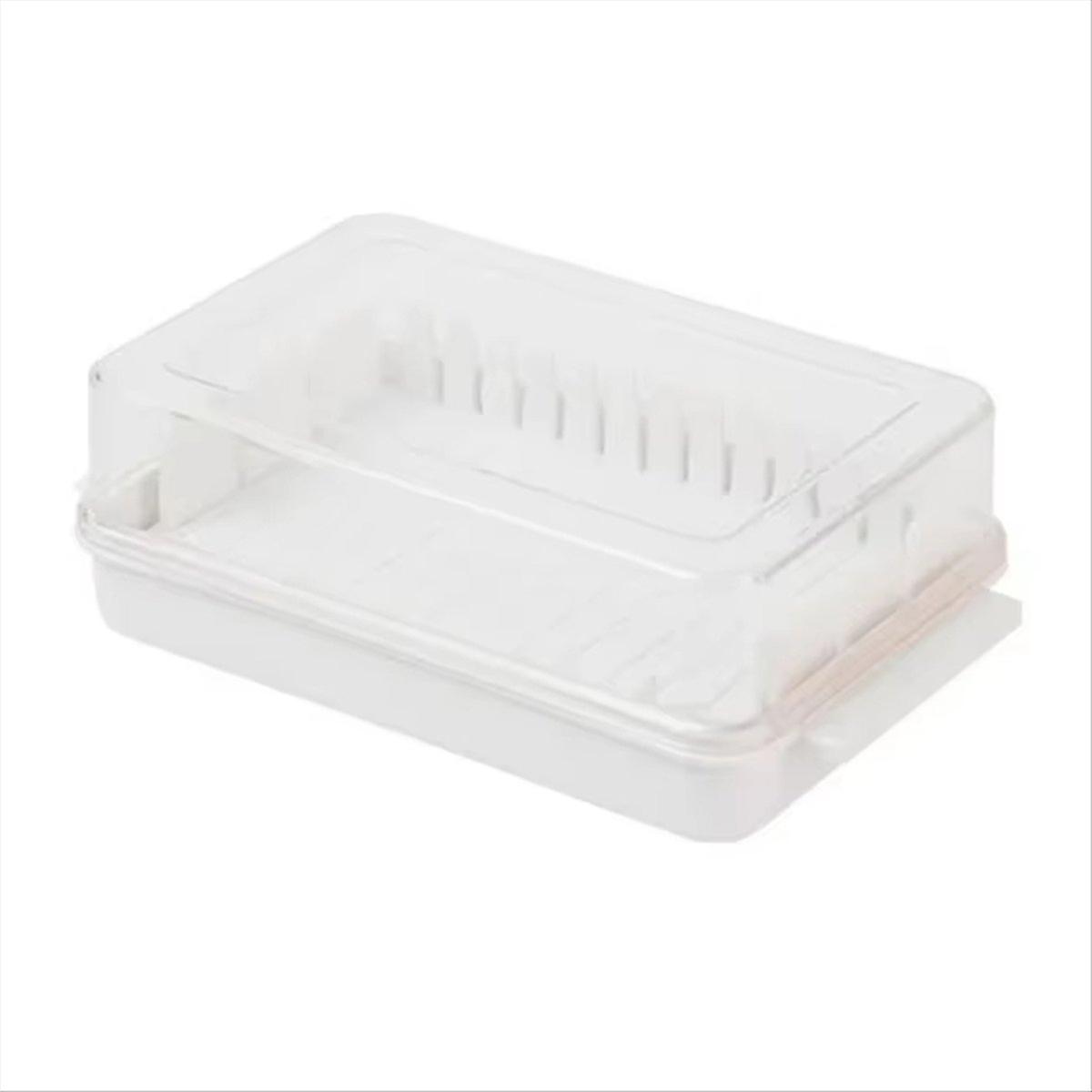 Butter Storage Container with Lid - Rectangular Fresh-Keeping Box