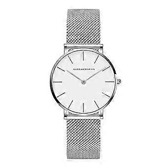 Hannah Martin Ladies Watch - Anologue Movement Mesh Strap voor dames