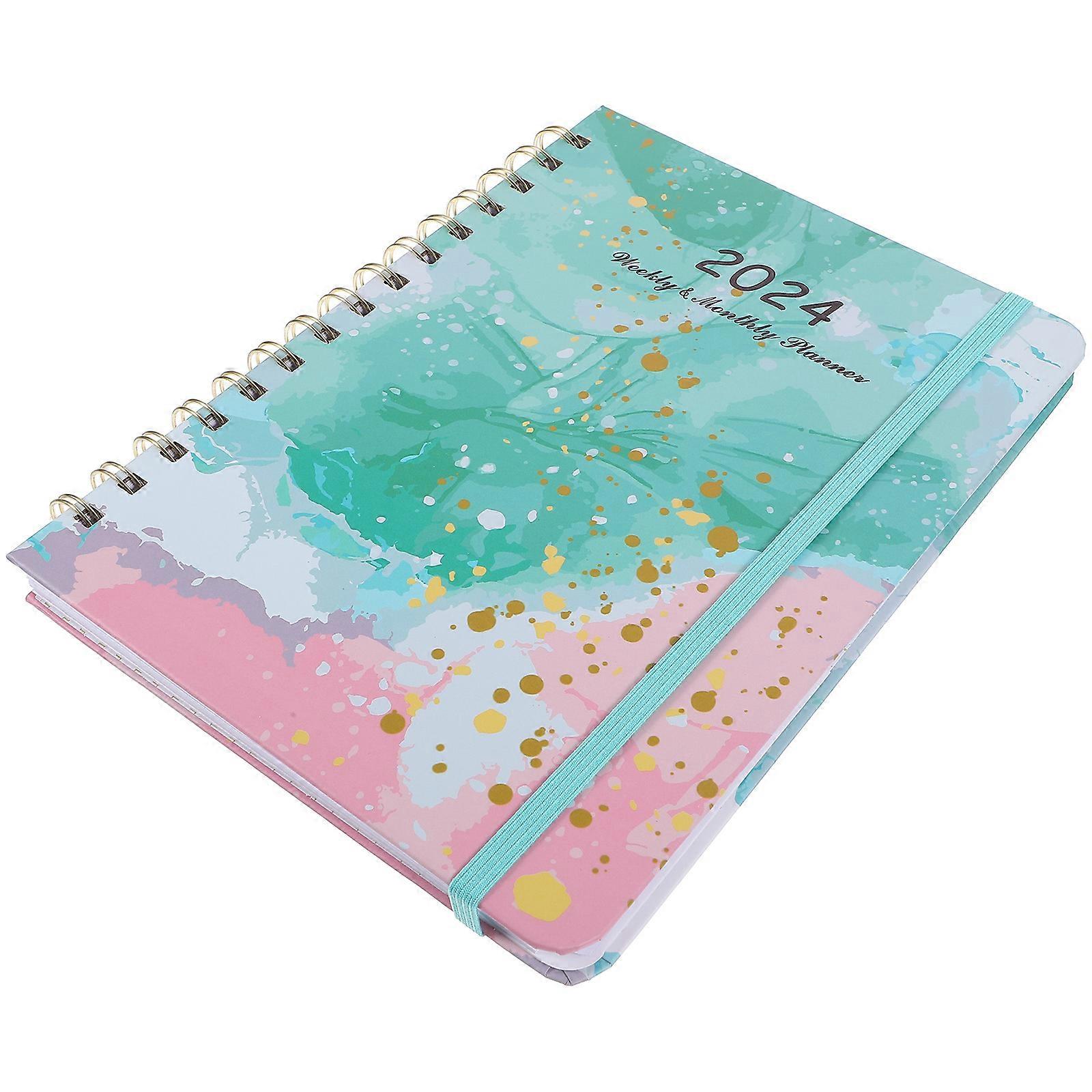 Floral Diary Multi-Function Note Book for Writing 1 Portable Planner Organizer