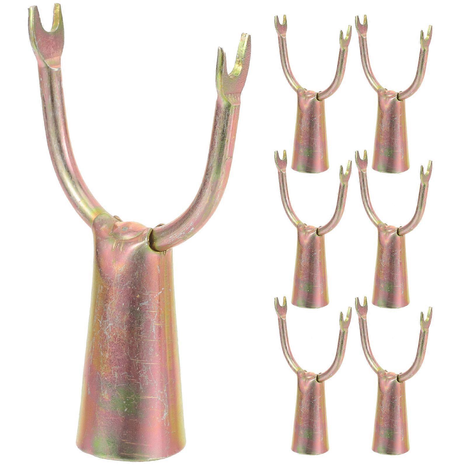Golden Iron Branch Support for Tree Branch Support 10Pcs Set