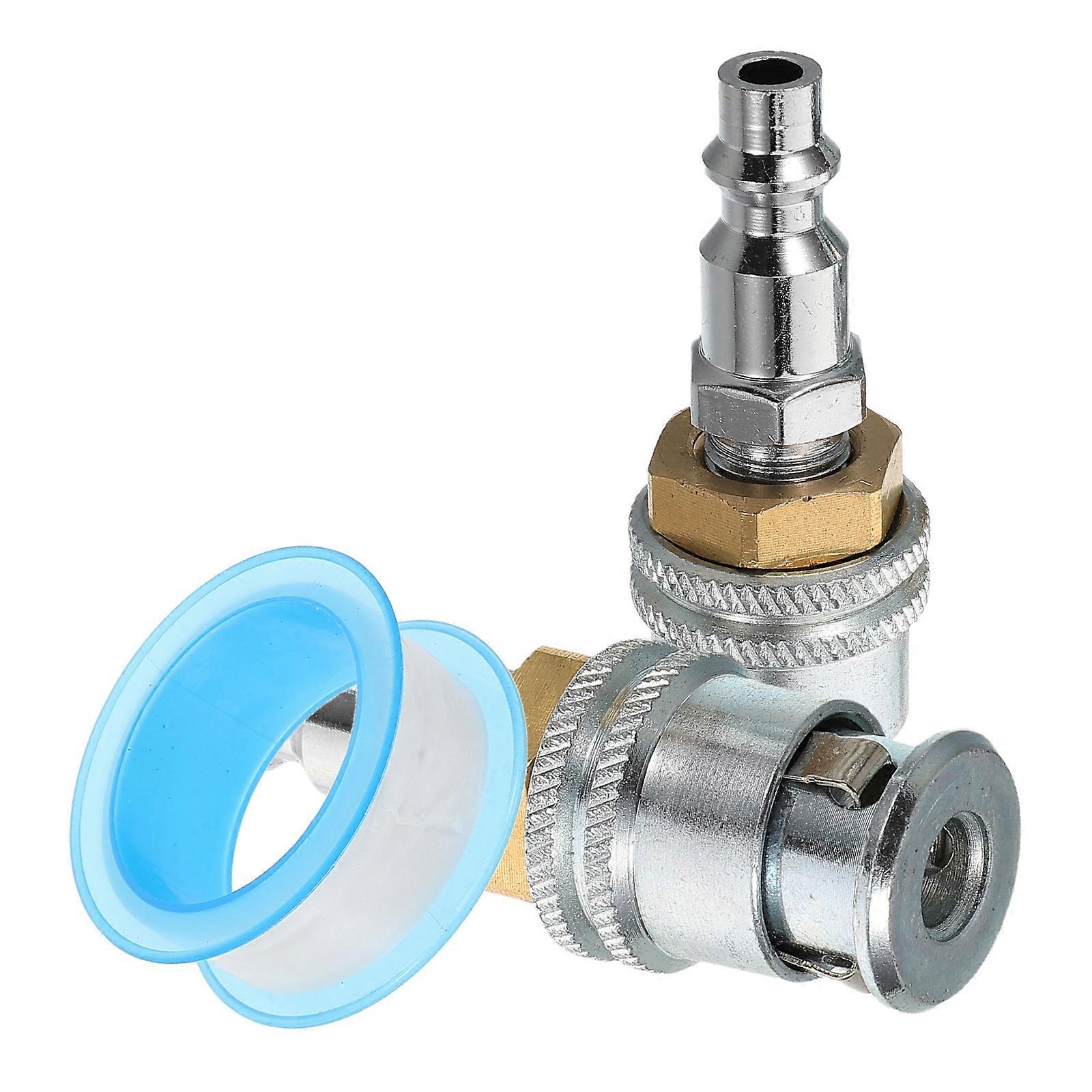 Quick Inflation Locking Tire Air Chuck Adapter 5Sets for Car Tire Use