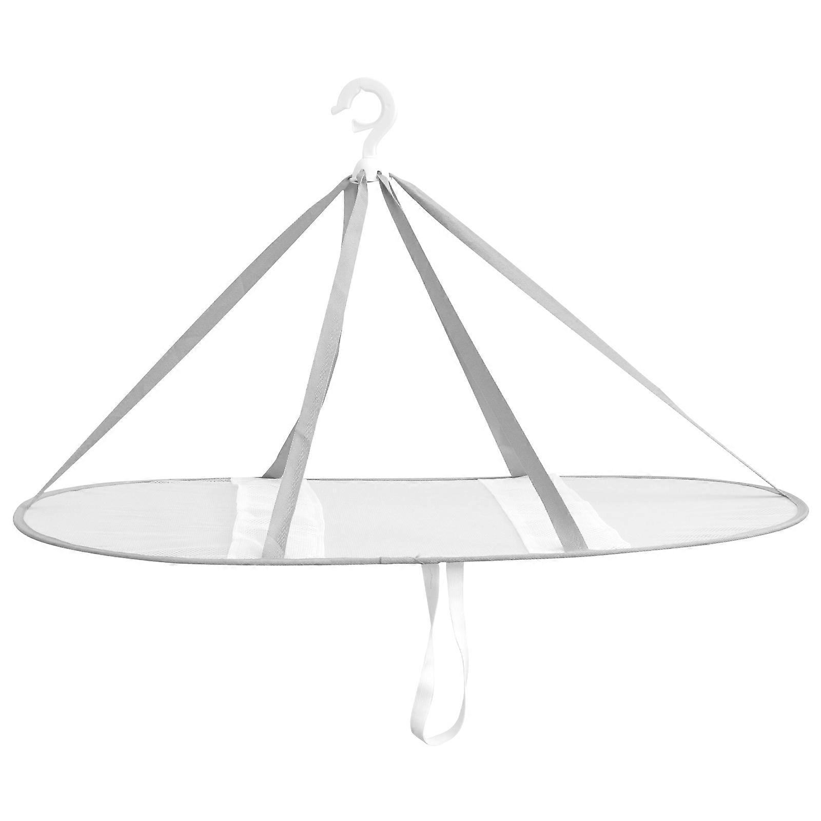 Hanging Dryer Net for Clothes Drying 2Pcs Grey Mesh Laundry Rack