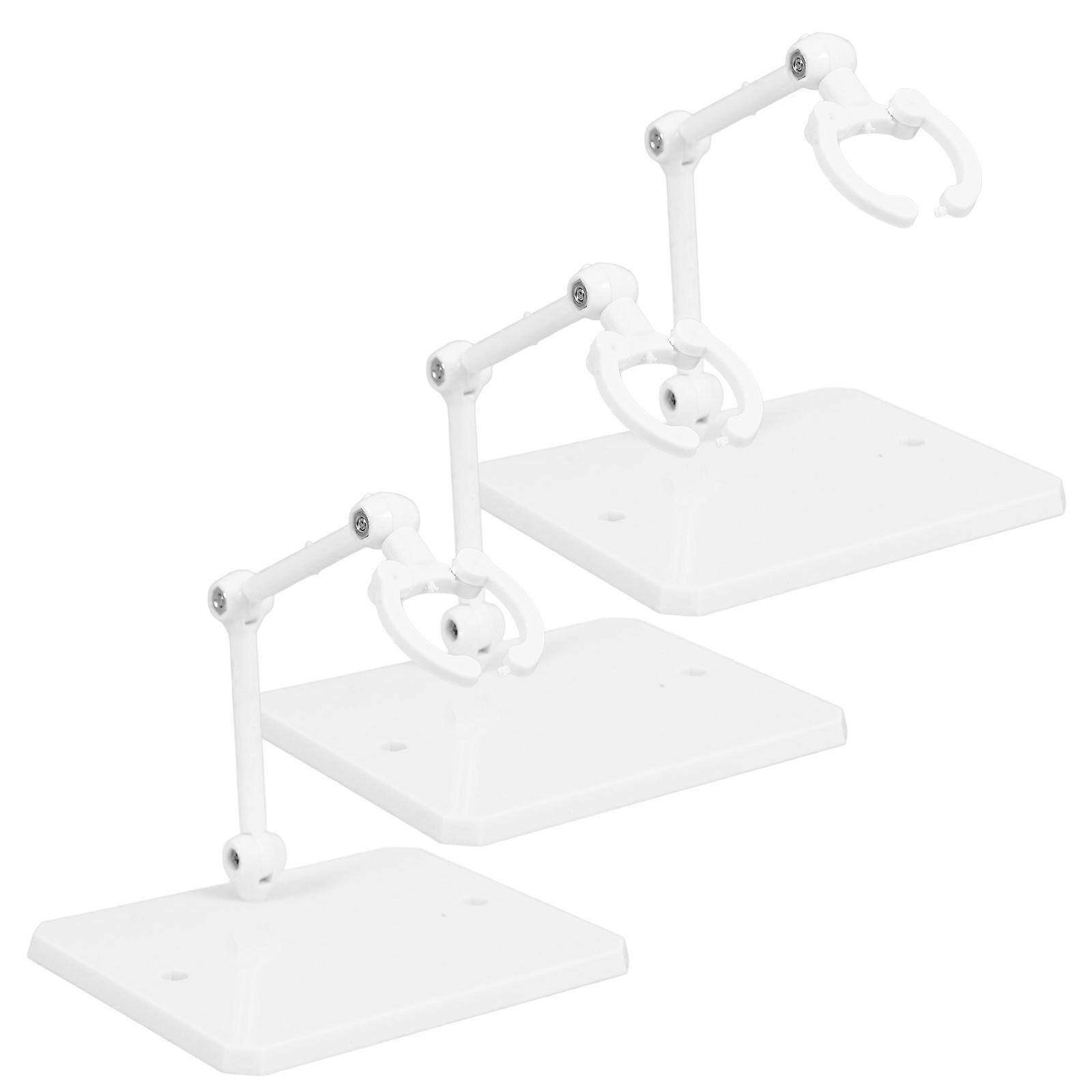 Action Figure Stand Plastic Display Holder for 6Pcs Adjustable Models