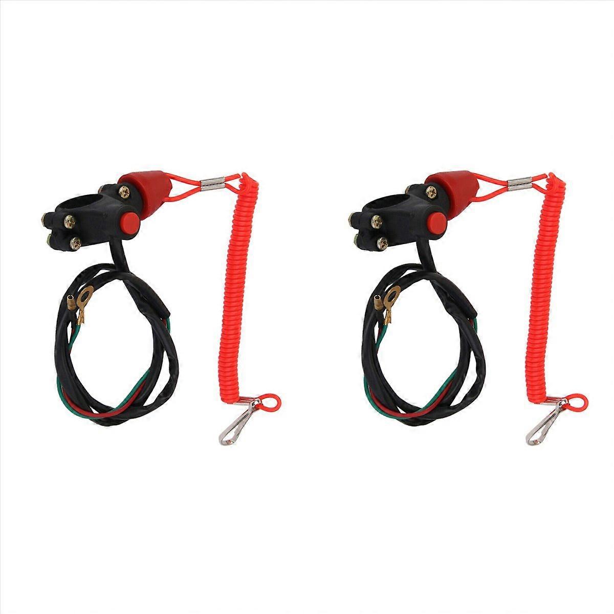  Lanyard Emergency Kill Stop Engine Switch Push Button