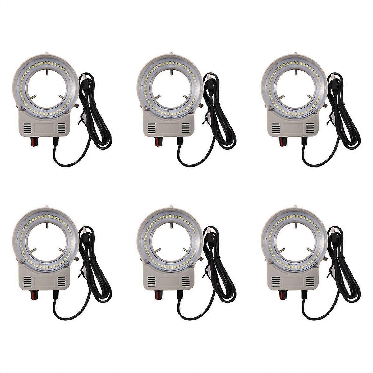 48 LED Industrial Microscope Camera Light Source Ring Lamp Light