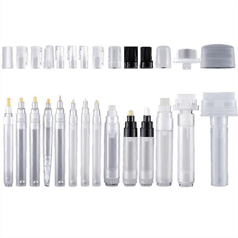 Fillable Blank Paint Touch Up Pen Markers Refillable Paint Pen