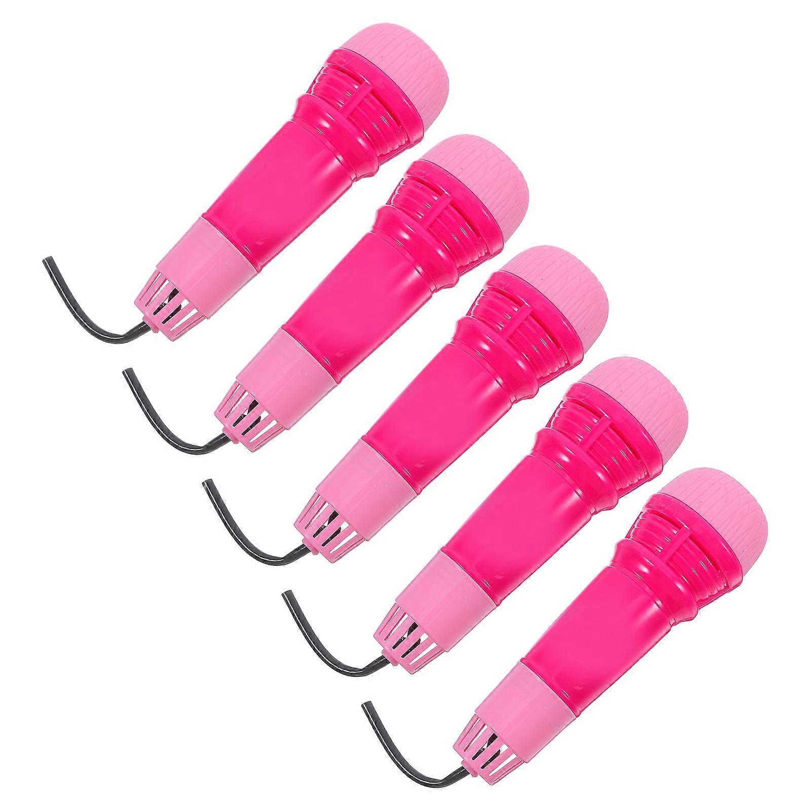Simulated Microphone Toy for Kids Playing Educational Echo 5Pcs Set