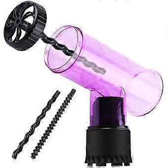 Violet Hair Dryer Curling Attachment for Creating Beautiful Hair Curls
