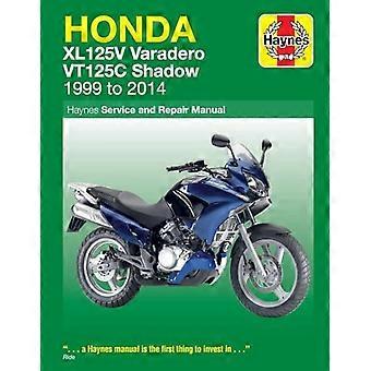 Honda XL125V Varadero & VT125C varjostaa asepalvelus ja korjaus käsikirja 1999 – 2014