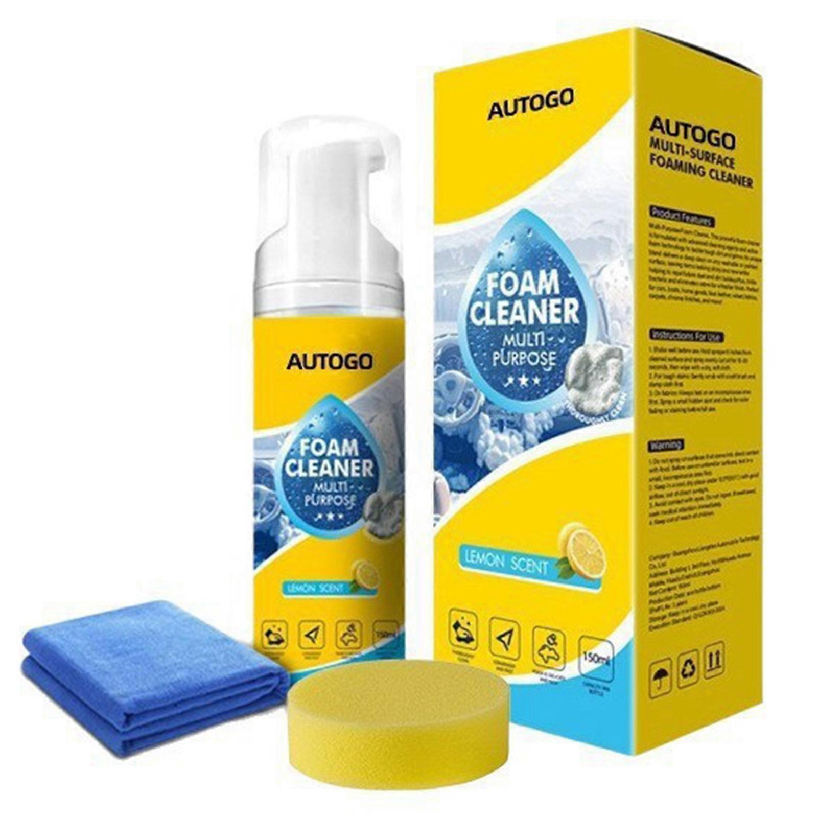 Multi-surface auto interior detailer spray Quick Dry Quick spill clean-up solution