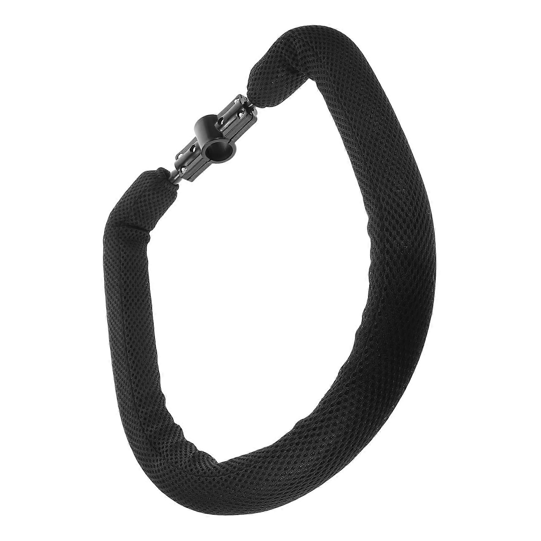 Stroller Handlebar Accessory with Adjustable Height Guardrail, Foldable Armrest Extension for Safety