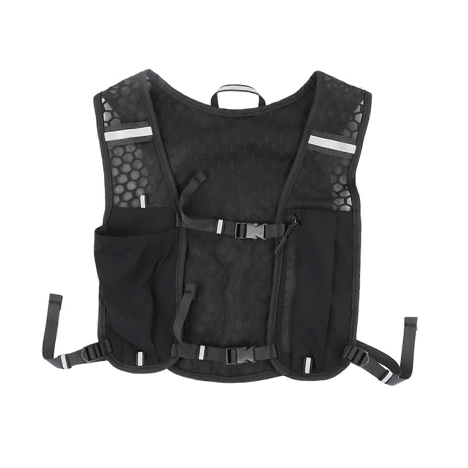 Hydration Backpack Running Vest Adjustable Chest Straps Comfortable Water