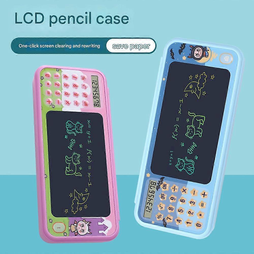Student Pencil Box Calculator, Math Practice, 8-Digit, For Elementary Students