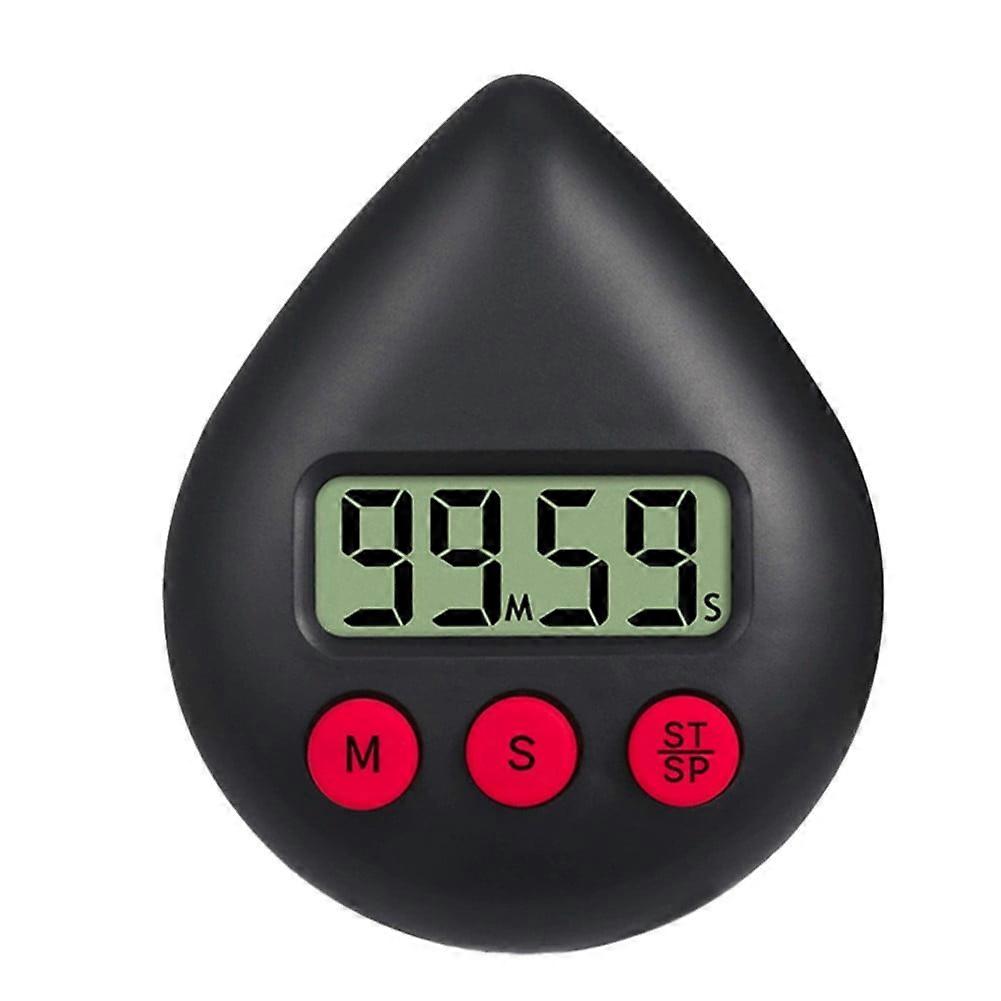 JINGT Timer, Waterproof Shower Timer, Timer, Bathroom Timer Is black