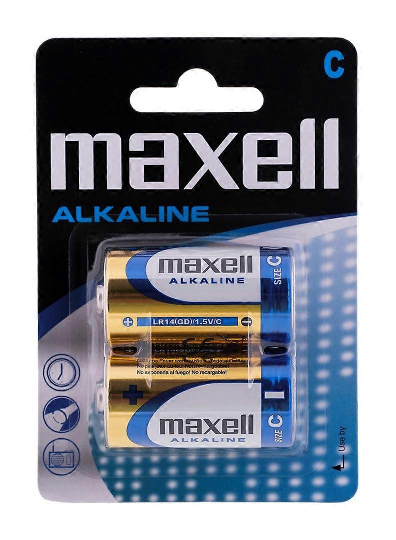 Maxell Batterie Alkaline LR14, 2 Stk.