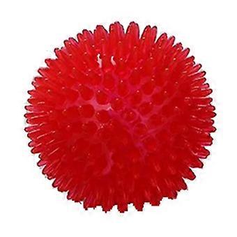 Fun Pet Cat Dog Bite Hedgehog Ball Non-toxic Molar Sound Squeaky Chewing Toy