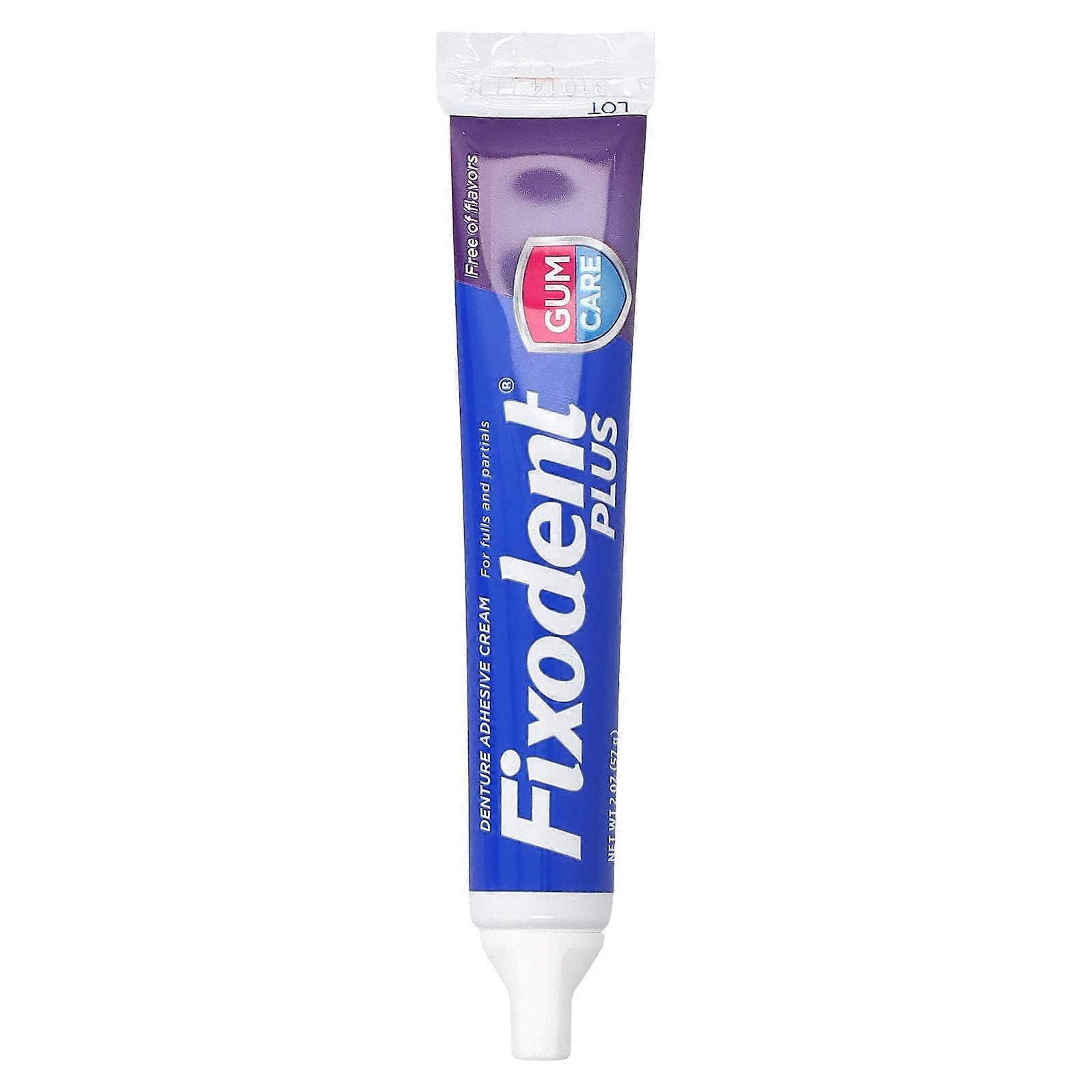 Fixodent, Plus, Denture Adhesive Cream, 2 oz (57 g)
