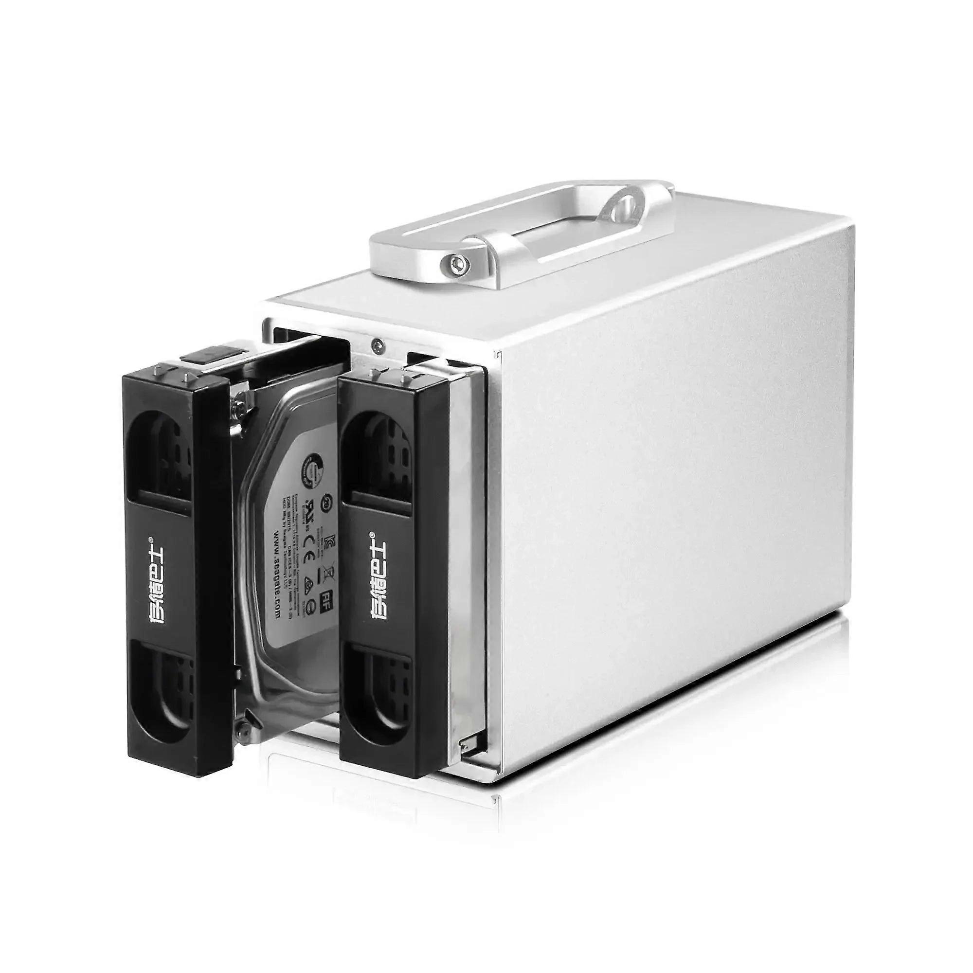Datage 3.5inch 2bay Raid Usb3.1 Type-c Superspeed Hdd Enclosure