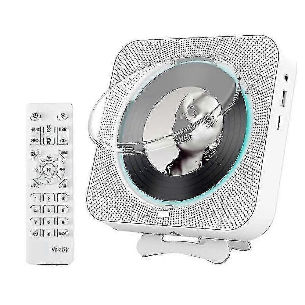 Wall Mount CD Player | Home Audio Music Player | EU Plug