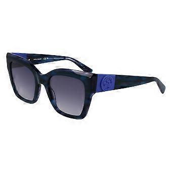 Zonnebril LONGCHAMP LO762S 407 GESTREEPT BLAUW 52/20/140 DAMES
