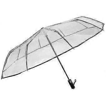 Clear Umbrella Portable Transparent Umbrella Automatic Lightweight Folding Easy Carrying Umbrella
