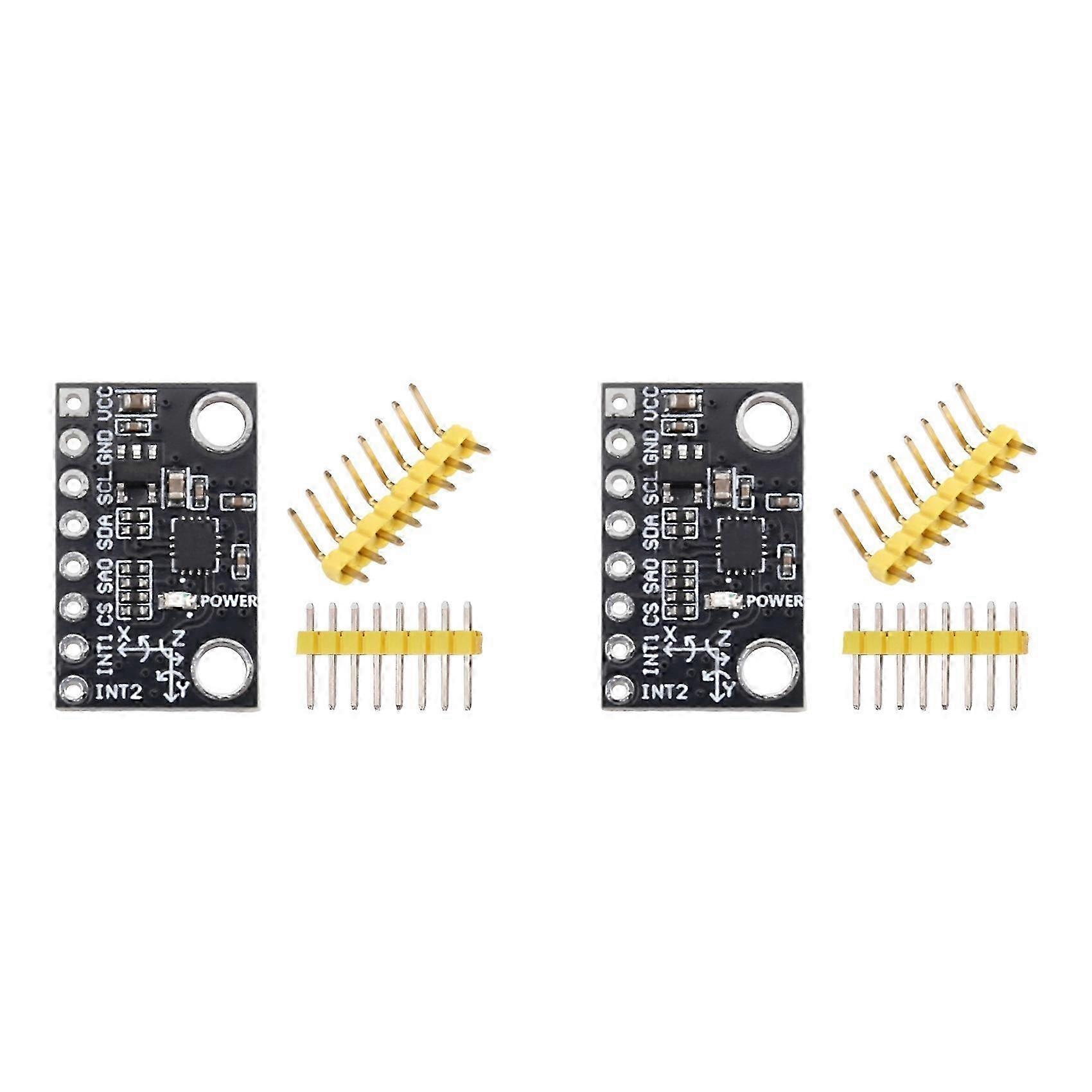 2X BMI270 Module, 6-Axis Attitude Sensor, Inertial Measurement Unit, Accelerometer, Gyroscope